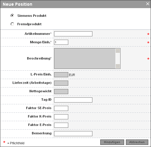 Siemens-Produkt