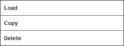 Projektverwaltung Kontextmenue