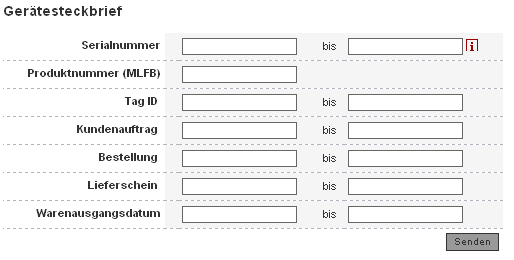 Serialnummern-Suche