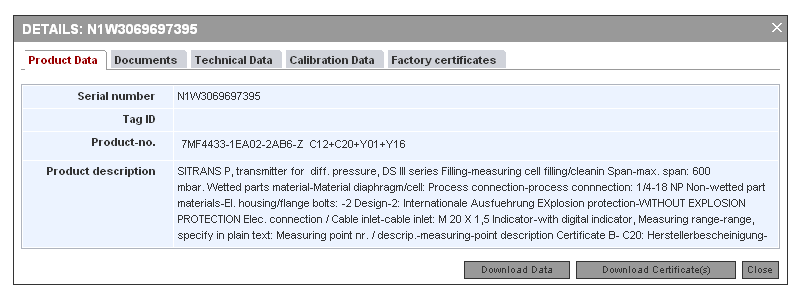 Device information