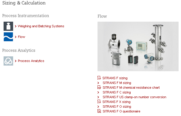 Select a product area and a program